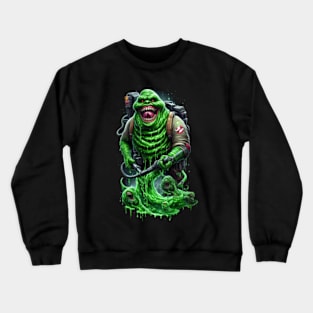 Get Slimed in Style: Embrace the Playful Chaos with Our Slimer Ghostbusters T-Shirt! Crewneck Sweatshirt